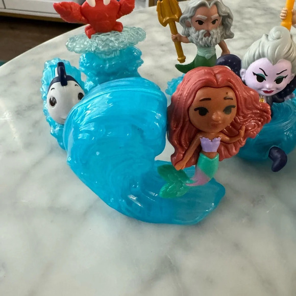 The Little Mermaid McDonalds Complete Toy Collection  all 8 included - Picture 2 of 7